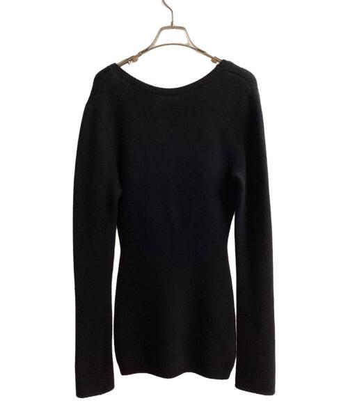 FETICO（フェティコ）FETICO (フェティコ) yo BIOTOP (ヨー ビオトープ) ニット ブラック サイズ:１の古着・服飾アイテム