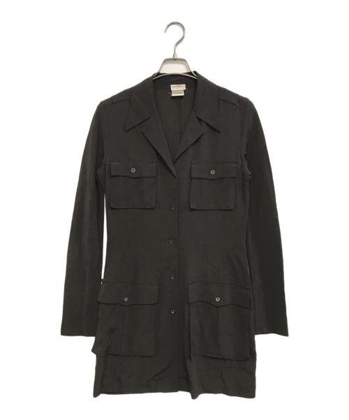 DRIES VAN NOTEN（ドリスヴァンノッテン）DRIES VAN NOTEN (ドリスヴァンノッテン) シャツワンピース ブラウン サイズ:38の古着・服飾アイテム