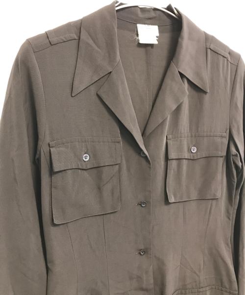 DRIES VAN NOTEN（ドリスヴァンノッテン）DRIES VAN NOTEN (ドリスヴァンノッテン) シャツワンピース ブラウン サイズ:38の古着・服飾アイテム
