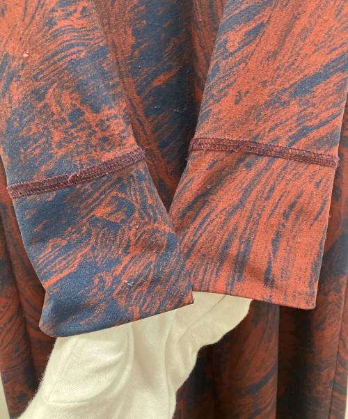 TOGA PULLA（トーガ プルラ）TOGA PULLA (トーガ プルラ) トリコットプリントジャージワンピース レッド サイズ:36の古着・服飾アイテム