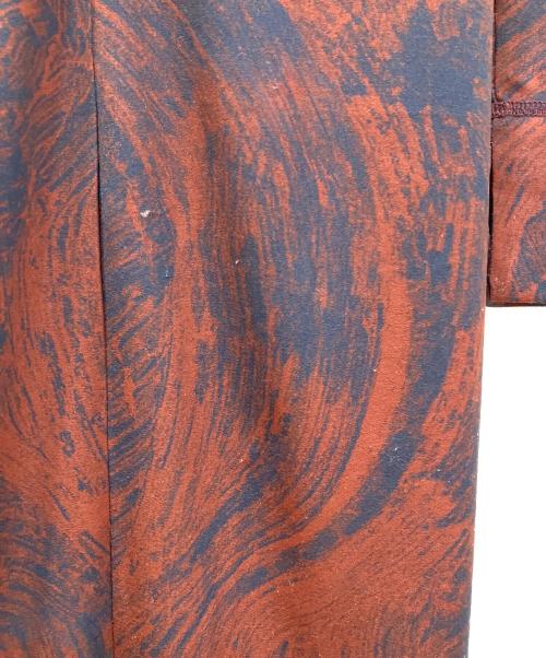 TOGA PULLA（トーガ プルラ）TOGA PULLA (トーガ プルラ) トリコットプリントジャージワンピース レッド サイズ:36の古着・服飾アイテム