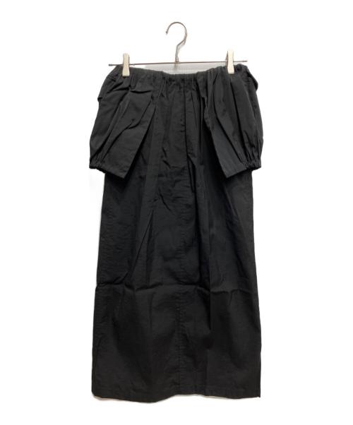 jacquemus（ジャックムス）JACQUEMUS (ジャックムス) レイヤードデザインスカート ブラック サイズ:36の古着・服飾アイテム