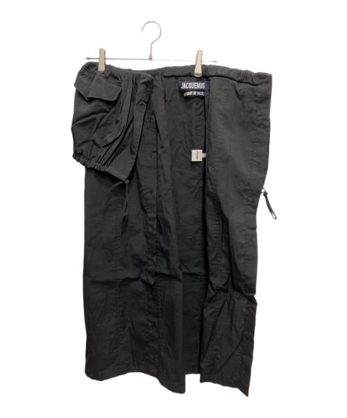jacquemus（ジャックムス）JACQUEMUS (ジャックムス) レイヤードデザインスカート ブラック サイズ:36の古着・服飾アイテム