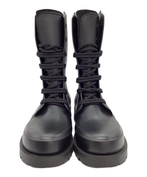 Christian Dior（クリスチャン ディオール）Christian Dior (クリスチャン ディオール) ラバーブーツ ブラック サイズ:38の古着・服飾アイテム