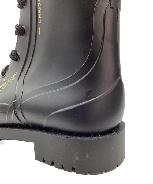 Christian Dior（クリスチャン ディオール）Christian Dior (クリスチャン ディオール) ラバーブーツ ブラック サイズ:38の古着・服飾アイテム