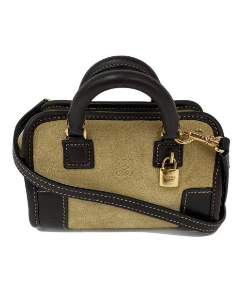 LOEWE（ロエベ）LOEWE (ロエベ) アマソナマイクロミニ 2WAYショルダーバッグ ベージュの古着・服飾アイテム