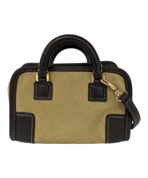 LOEWE（ロエベ）LOEWE (ロエベ) アマソナマイクロミニ 2WAYショルダーバッグ ベージュの古着・服飾アイテム