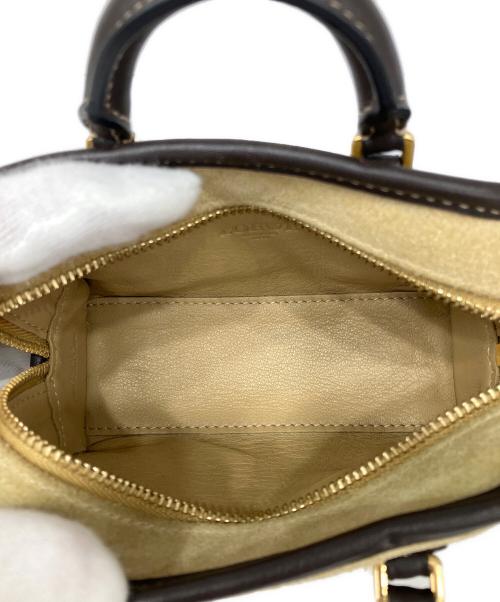 LOEWE（ロエベ）LOEWE (ロエベ) アマソナマイクロミニ 2WAYショルダーバッグ ベージュの古着・服飾アイテム