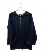 FENDIフェンディ）の古着「ニットパーカー」｜ネイビー