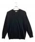 DRIES VAN NOTEN（ドリスヴァンノッテン）の古着「メリノウール Vネックニット」｜ブラック