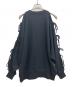 MSGM (エムエスジーエム) レースアップ スウェットシャツ ブラック サイズ:XS：11000円