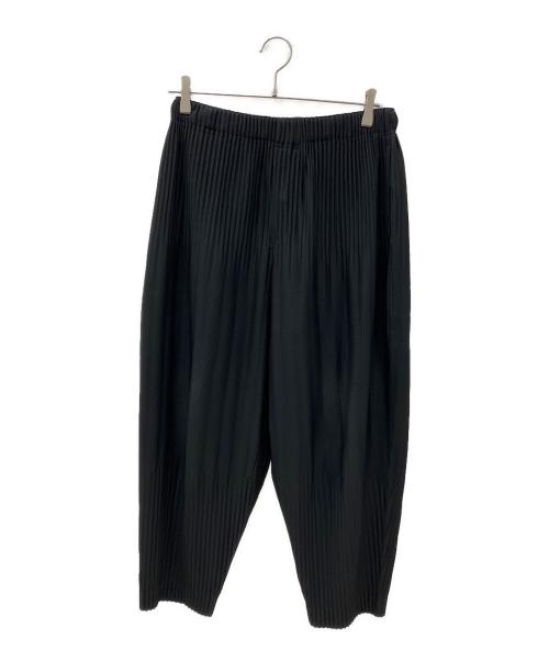 HOMME PLISSE ISSEY MIYAKE（オム プリッセ イッセイ ミヤケ）HOMME PLISSE ISSEY MIYAKE (オム プリッセ イッセイ ミヤケ) 消しプリーツパンツ ブラック サイズ:1の古着・服飾アイテム
