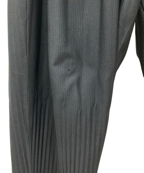 HOMME PLISSE ISSEY MIYAKE（オム プリッセ イッセイ ミヤケ）HOMME PLISSE ISSEY MIYAKE (オム プリッセ イッセイ ミヤケ) 消しプリーツパンツ ブラック サイズ:1の古着・服飾アイテム