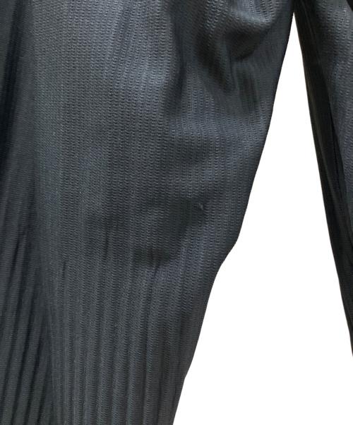 HOMME PLISSE ISSEY MIYAKE（オム プリッセ イッセイ ミヤケ）HOMME PLISSE ISSEY MIYAKE (オム プリッセ イッセイ ミヤケ) 消しプリーツパンツ ブラック サイズ:1の古着・服飾アイテム