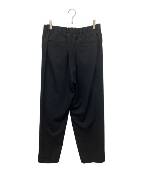 Graphpaper（グラフペーパー）Graphpaper (グラフペーパー) Scale Off Wool Tapered Trousers ブラック サイズ:3の古着・服飾アイテム