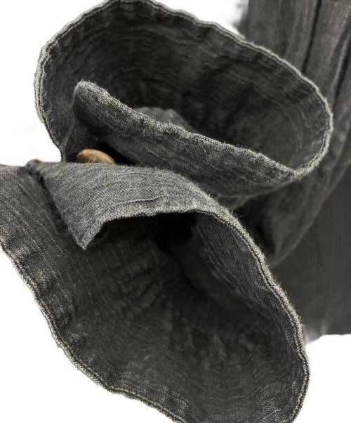 ISSEY MIYAKE MEN（イッセイミヤケメン）ISSEY MIYAKE MEN (イッセイミヤケメン) バンドカラーシャツ ネイビー サイズ:3の古着・服飾アイテム