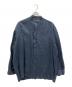 ISSEY MIYAKE MEN（イッセイミヤケメン）の古着「バンドカラーシャツ」｜ネイビー