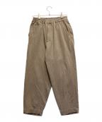 ARTS&SCIENCEアーツアンドサイエンス）の古着「Wool Trouser Wool milled serge medium」｜ベージュ