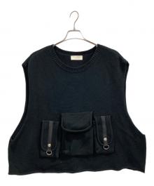 NEON SIGN（ネオンサイン）の古着「CHEST BAG VEST」｜ブラック
