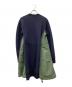 sacai (サカイ) Sponge Sweat x Nylon Twill Dress ネイビー×オリーブ サイズ:2：25000円