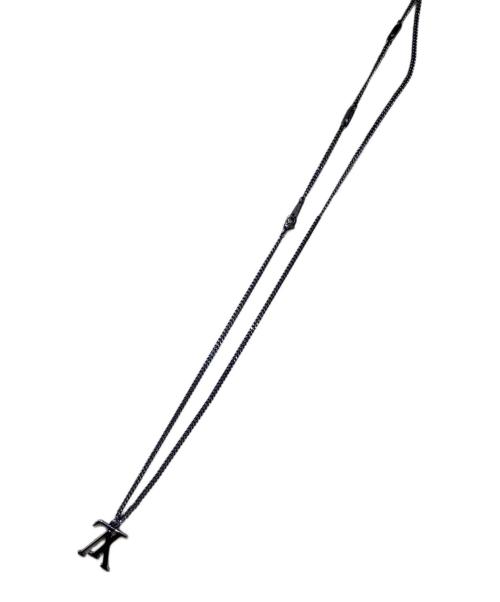 LOUIS VUITTON（ルイ ヴィトン）LOUIS VUITTON (ルイ ヴィトン) コリエ アップサイドダウン ネックレス ブラックの古着・服飾アイテム