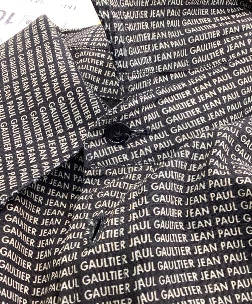 Jean Paul GAULTIER monsieur（ジャンポールゴルチエ ムッシュ）JEAN PAUL GAULTIER MONSIEUR (ジャンポールゴルチエ ムッシュ) 総柄シャツ グレー サイズ:37の古着・服飾アイテム