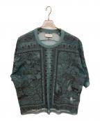 TAAKKターク）の古着「ＭESH T-SHIRT」｜グリーン