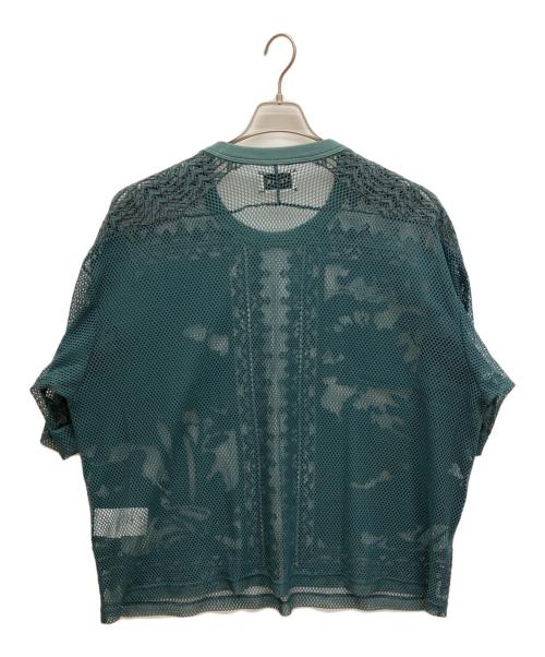 TAAKK（ターク）TAAKK (ターク) ＭESH T-SHIRT グリーン サイズ:3の古着・服飾アイテム