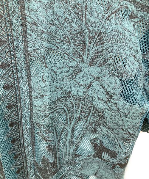 TAAKK（ターク）TAAKK (ターク) ＭESH T-SHIRT グリーン サイズ:3の古着・服飾アイテム