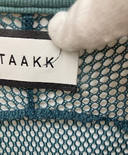 TAAKK（ターク）TAAKK (ターク) ＭESH T-SHIRT グリーン サイズ:3の古着・服飾アイテム