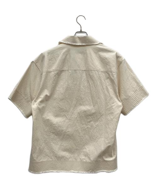 jacquemus（ジャックムス）JACQUEMUS (ジャックムス) オープンカラーシャツ ベージュ サイズ:46 未使用品の古着・服飾アイテム