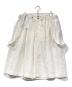 Sillage（シアージ）の古着「circular short pants linen white with suspenders」｜ホワイト