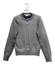 COMME des GARCONS（コムデギャルソン）の古着「グラデーションラメカーディガン」｜シルバー