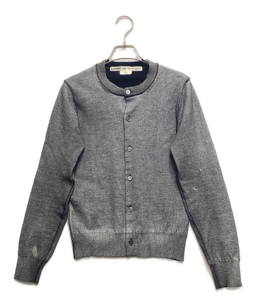 COMME des GARCONS（コムデギャルソン）COMME des GARCONS (コムデギャルソン) グラデーションラメカーディガン シルバー サイズ:Sの古着・服飾アイテム