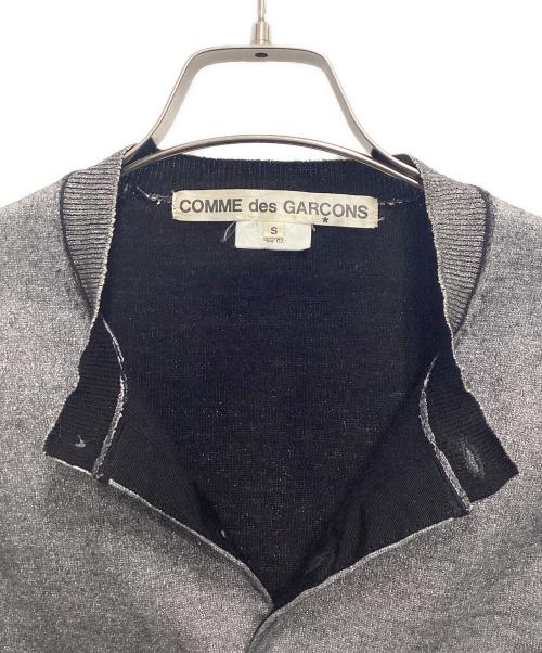 COMME des GARCONS（コムデギャルソン）COMME des GARCONS (コムデギャルソン) グラデーションラメカーディガン シルバー サイズ:Sの古着・服飾アイテム