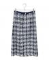 DRAWER (ドゥロワー) ツイードチェックスカート ネイビー×ホワイト サイズ:36：32000円