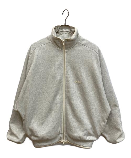 adidas（アディダス）adidas (アディダス) FEAR OF GOD (フィア・オブ・ゴッド) スウェットジップアップブルゾン　フリーストラックジャケット ライトグレー サイズ:XLの古着・服飾アイテム