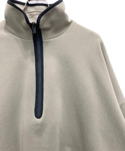 adidas（アディダス）adidas (アディダス) Fear Of God (フィア・オブ・ゴッド) ハーフジップスウェット ベージュ サイズ:XLの古着・服飾アイテム