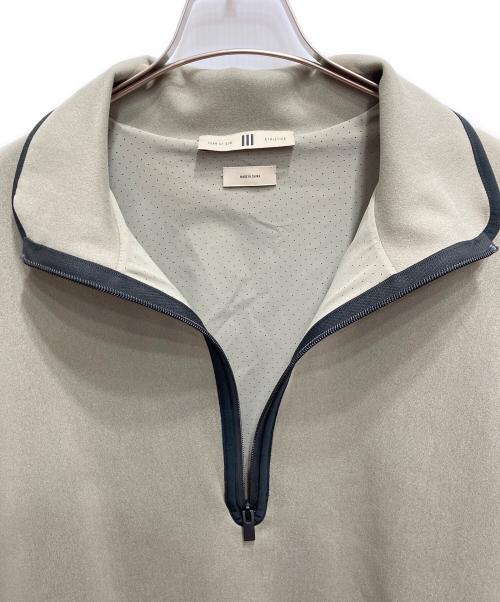 adidas（アディダス）adidas (アディダス) Fear Of God (フィア・オブ・ゴッド) ハーフジップスウェット ベージュ サイズ:XLの古着・服飾アイテム