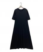 takes.テイクス）の古着「Half Sleeve Dress」｜ブラック