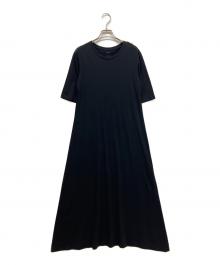 takes.（テイクス）の古着「Half Sleeve Dress」｜ブラック