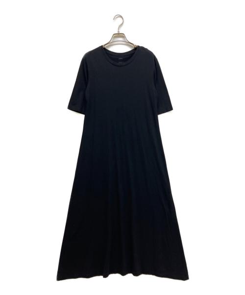 takes.（テイクス）takes. (テイクス) Half Sleeve Dress ブラック サイズ:SIZE 1の古着・服飾アイテム