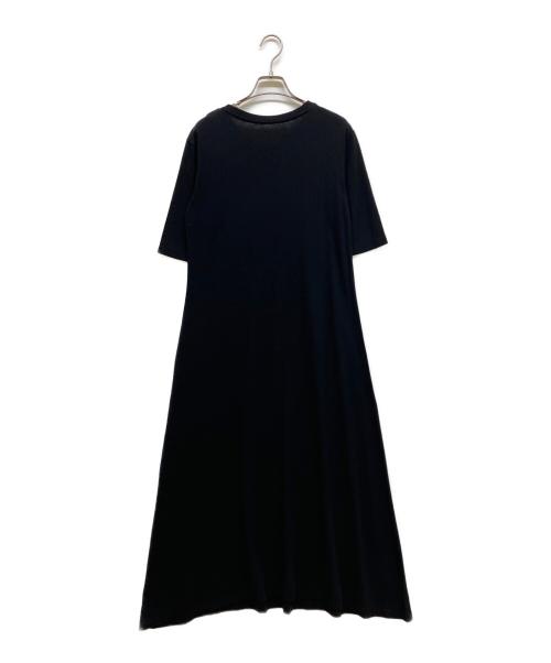 takes.（テイクス）takes. (テイクス) Half Sleeve Dress ブラック サイズ:SIZE 1の古着・服飾アイテム