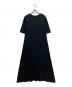 takes.（テイクス）の古着「Half Sleeve Dress」｜ブラック