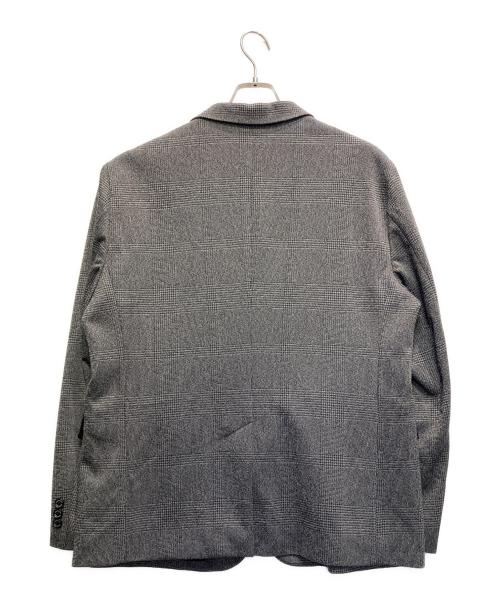 BLACK LABEL CRESTBRIDGE（ブラックレーベル クレストブリッジ）BLACK LABEL CRESTBRIDGE (ブラックレーベル クレストブリッジ) メランジハニカムジャージージャケット グレー サイズ:3Lの古着・服飾アイテム