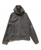 Stone Island Denimsストーンアイランドデニム）の古着「07SS ジップアップフーディージャケット」｜グレー