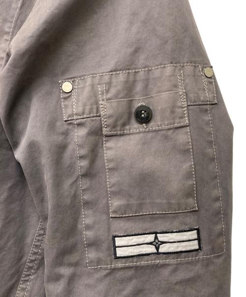 Stone Island Denims（ストーンアイランドデニム）STONE ISLAND denims (ストーンアイランドデニム) 07SS ジップアップフーディージャケット グレー サイズ:sizeLの古着・服飾アイテム