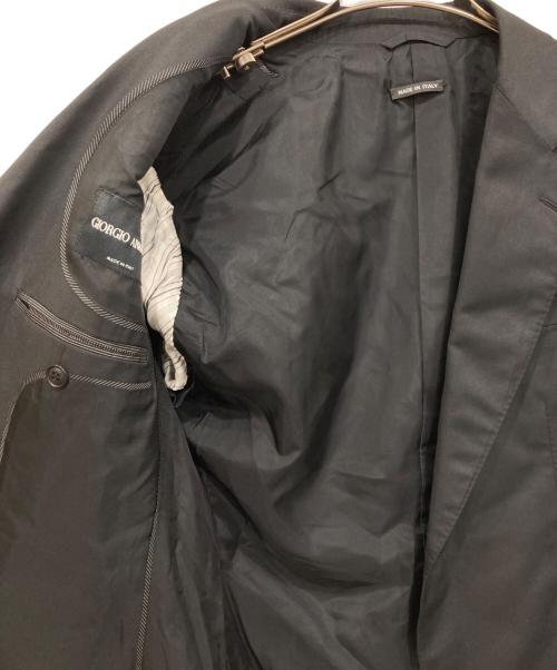 GIORGIO ARMANI（ジョルジョアルマーニ）GIORGIO ARMANI (ジョルジョアルマーニ) セットアップスーツ ブラック サイズ:46の古着・服飾アイテム