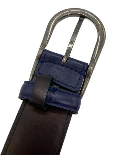 BOTTEGA VENETA（ボッテガベネタ）BOTTEGA VENETA (ボッテガベネタ) イントレチャートベルト パープルの古着・服飾アイテム