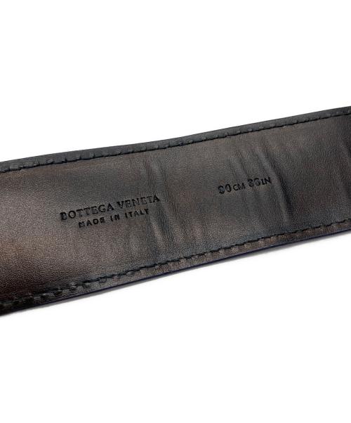 BOTTEGA VENETA（ボッテガベネタ）BOTTEGA VENETA (ボッテガベネタ) イントレチャートベルト パープルの古着・服飾アイテム